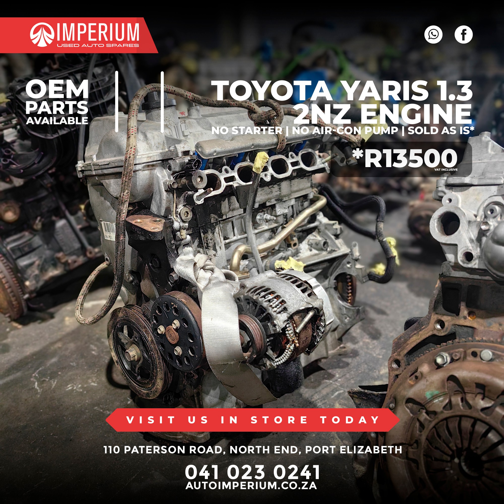 Toyota Yaris 2NZ Engine - Image 3