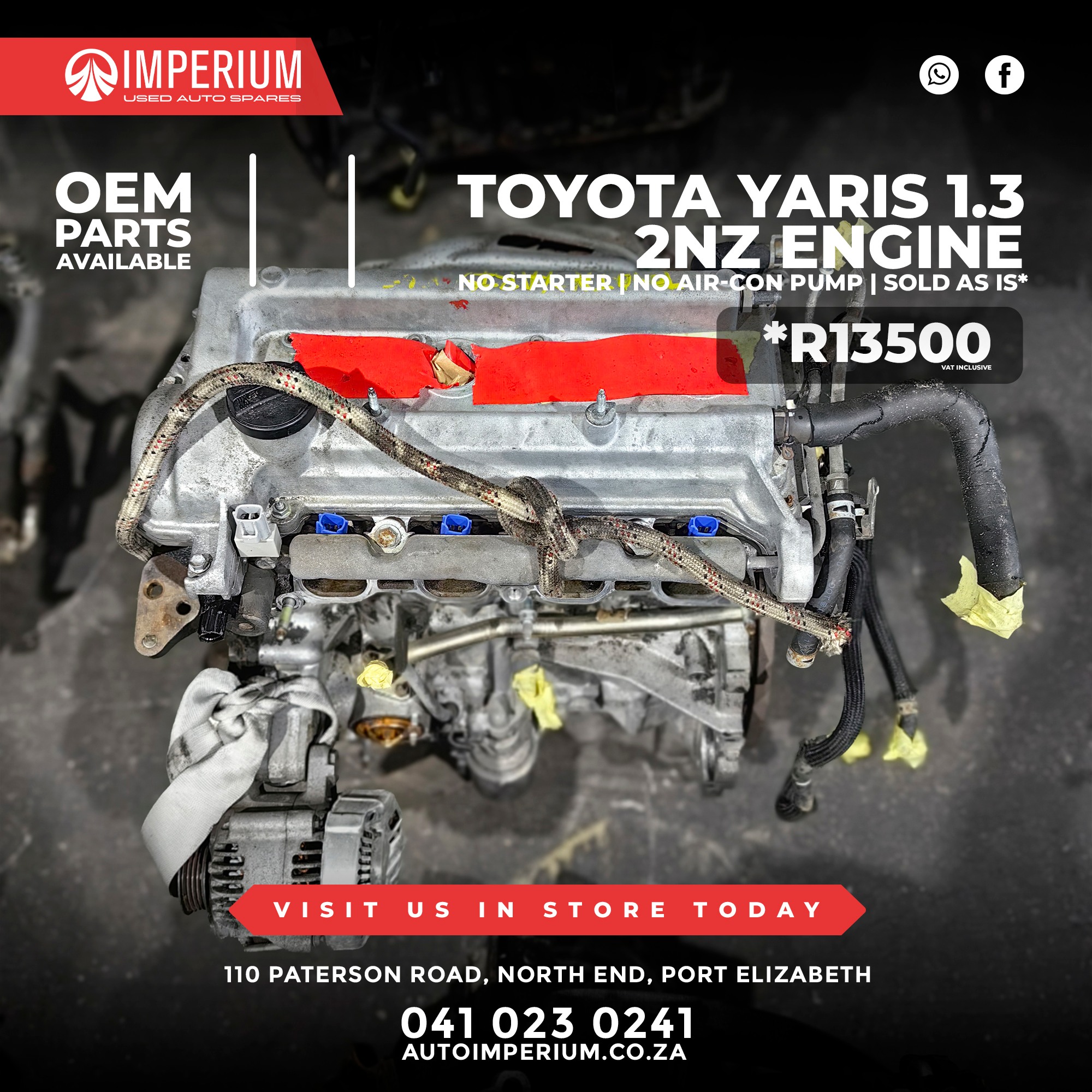 Toyota Yaris 2NZ Engine