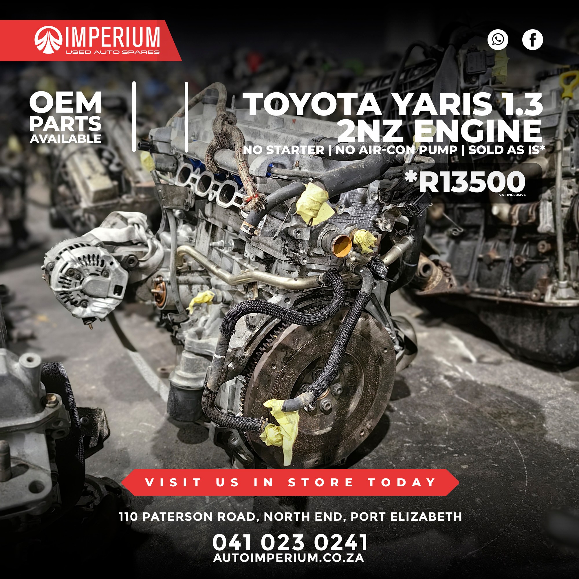 Toyota Yaris 2NZ Engine - Image 2