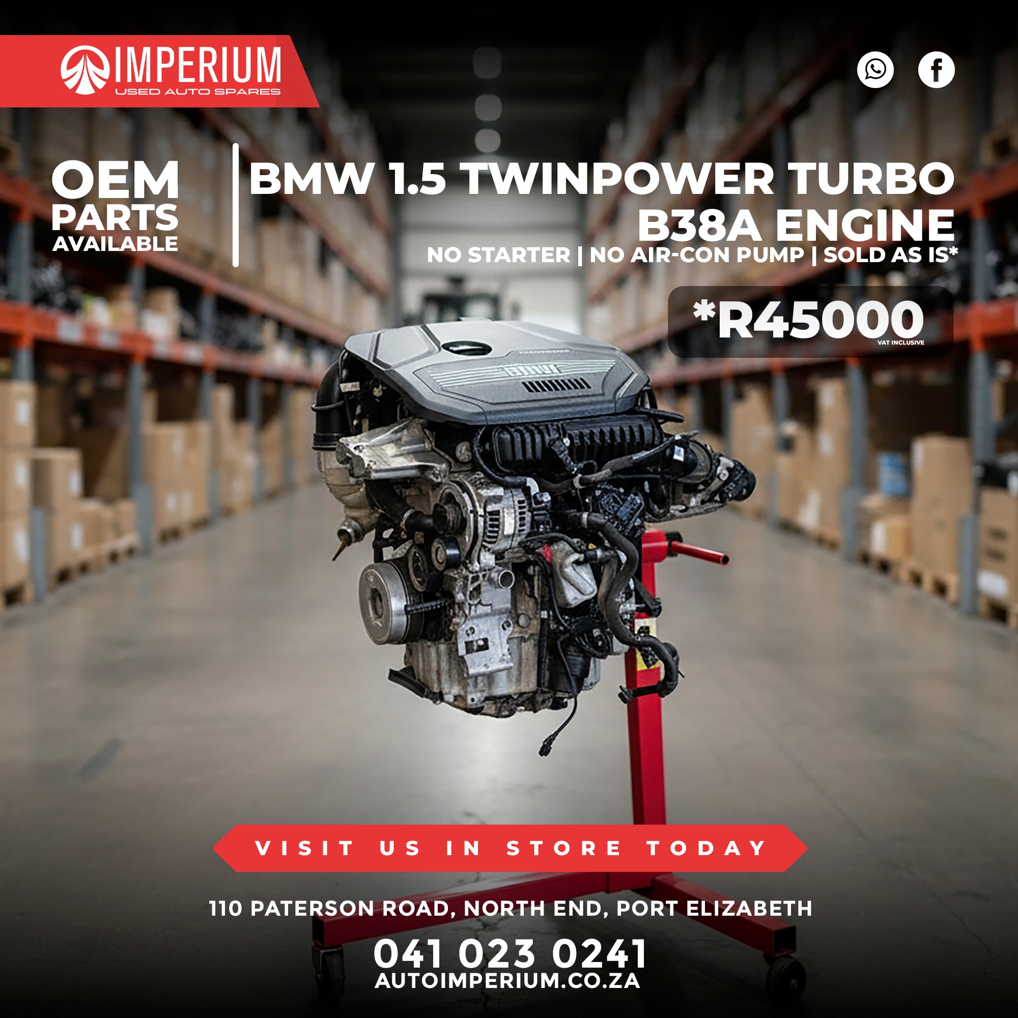 BMW N44 B38A 1.5 Engine - Image 3