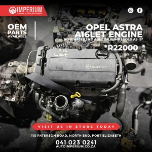 Opel Astra 1.6 A16LET Engine