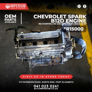 Chevrolet Spark B12D Engine