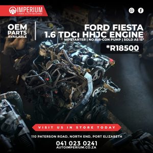 Ford Fiesta 1.6TDCi HHJC Engine