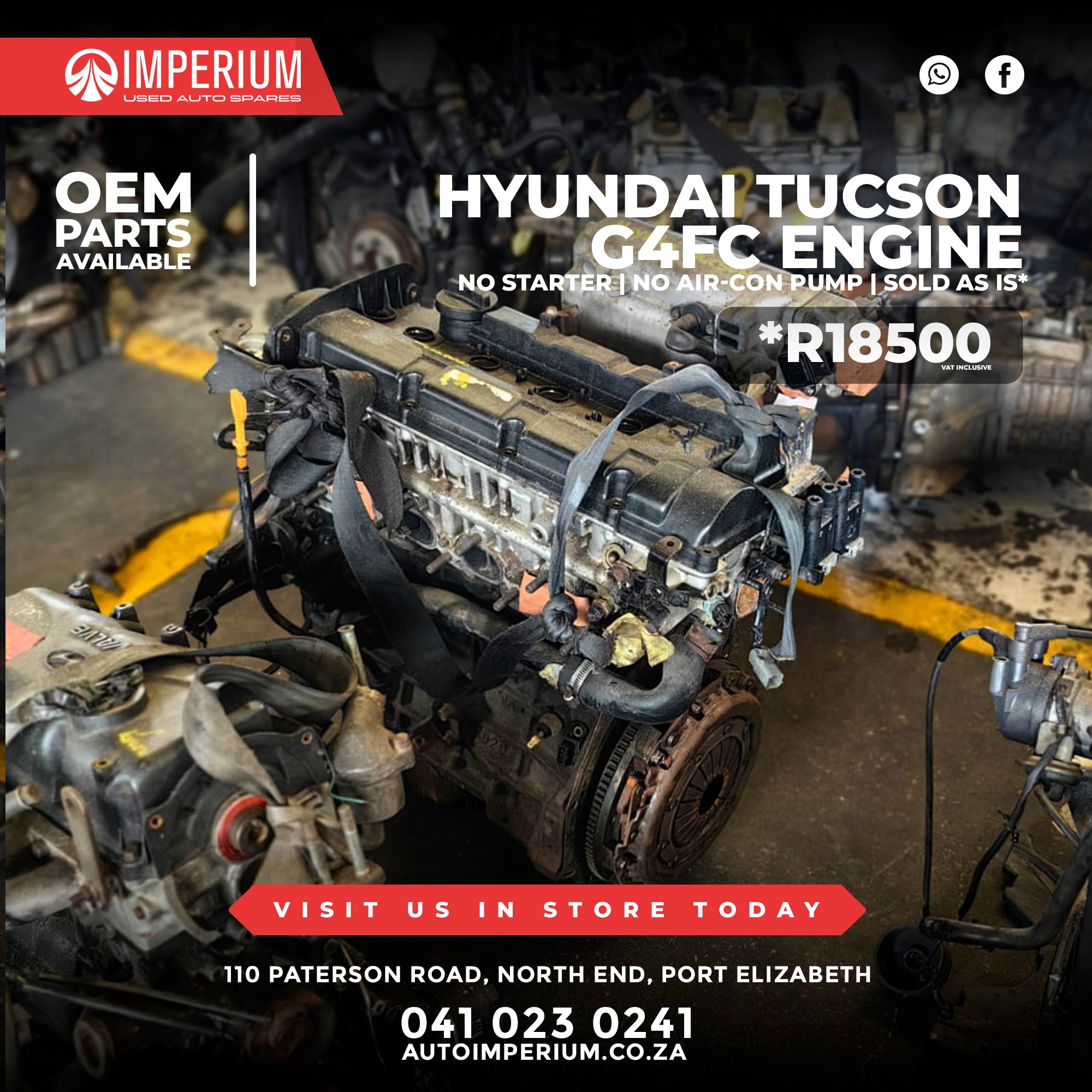Hyundai Tucson G4FC Engine - Image 5