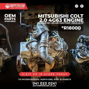 Mitsubishi Colt 2.0 4G63 Engine