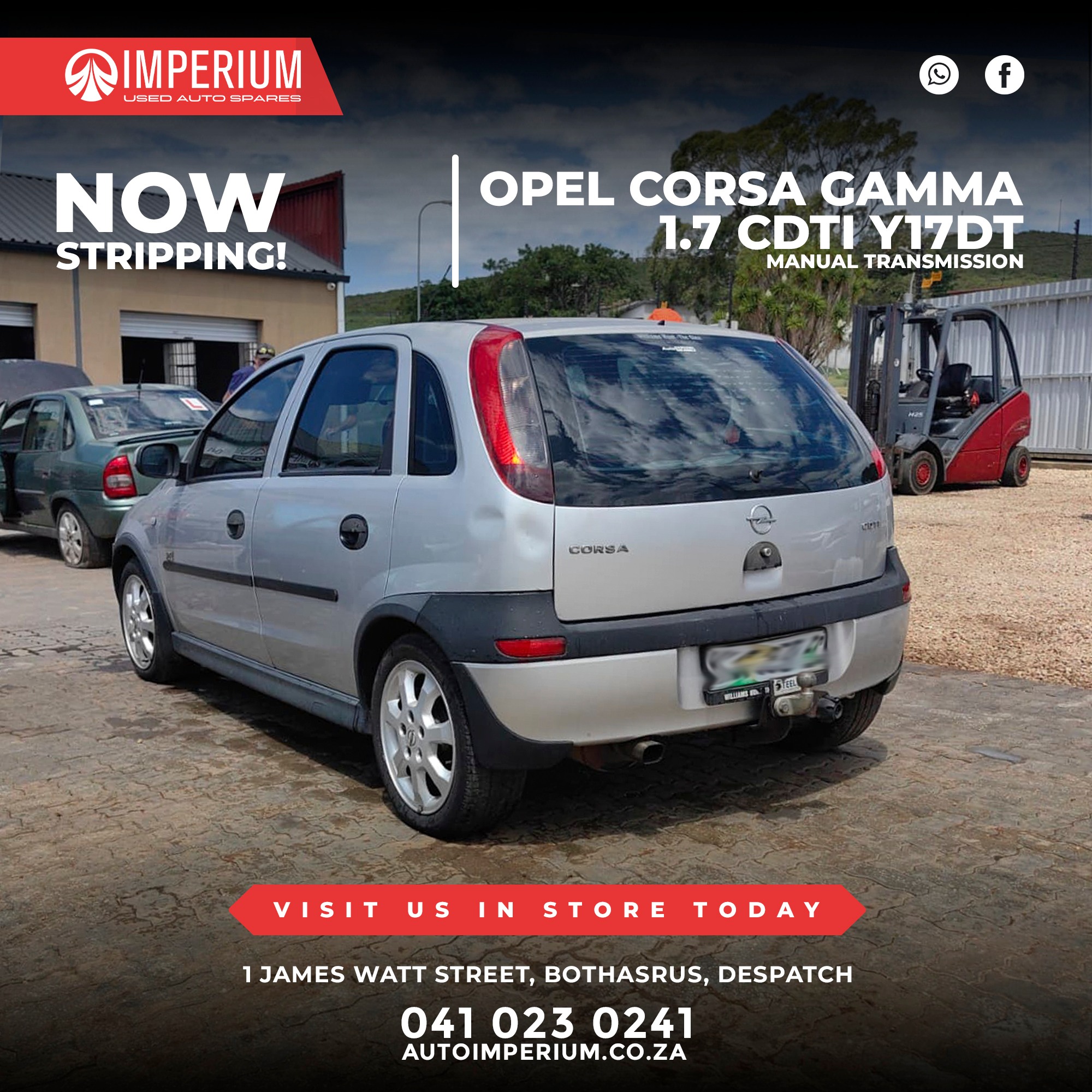 Opel Corsa Gamma 1.7CDTi Y17DT - Image 3