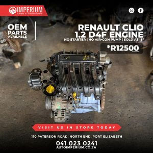 Renault Clio 1.2 D4F Engine
