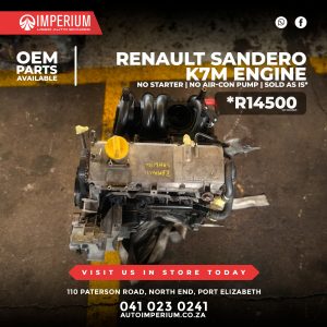 Renault Sandero 1.6 K7M Engine