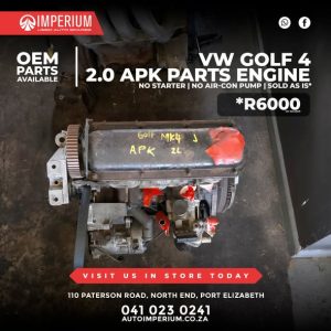 Volkswagen Golf 4 2.0 APK Parts Engine