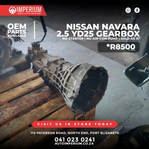 Nissan Navara 2.5 YD25 Manual Gearbox