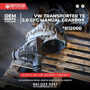 Volkswagen Transport T5 2.0 CFC Manual Gearbox