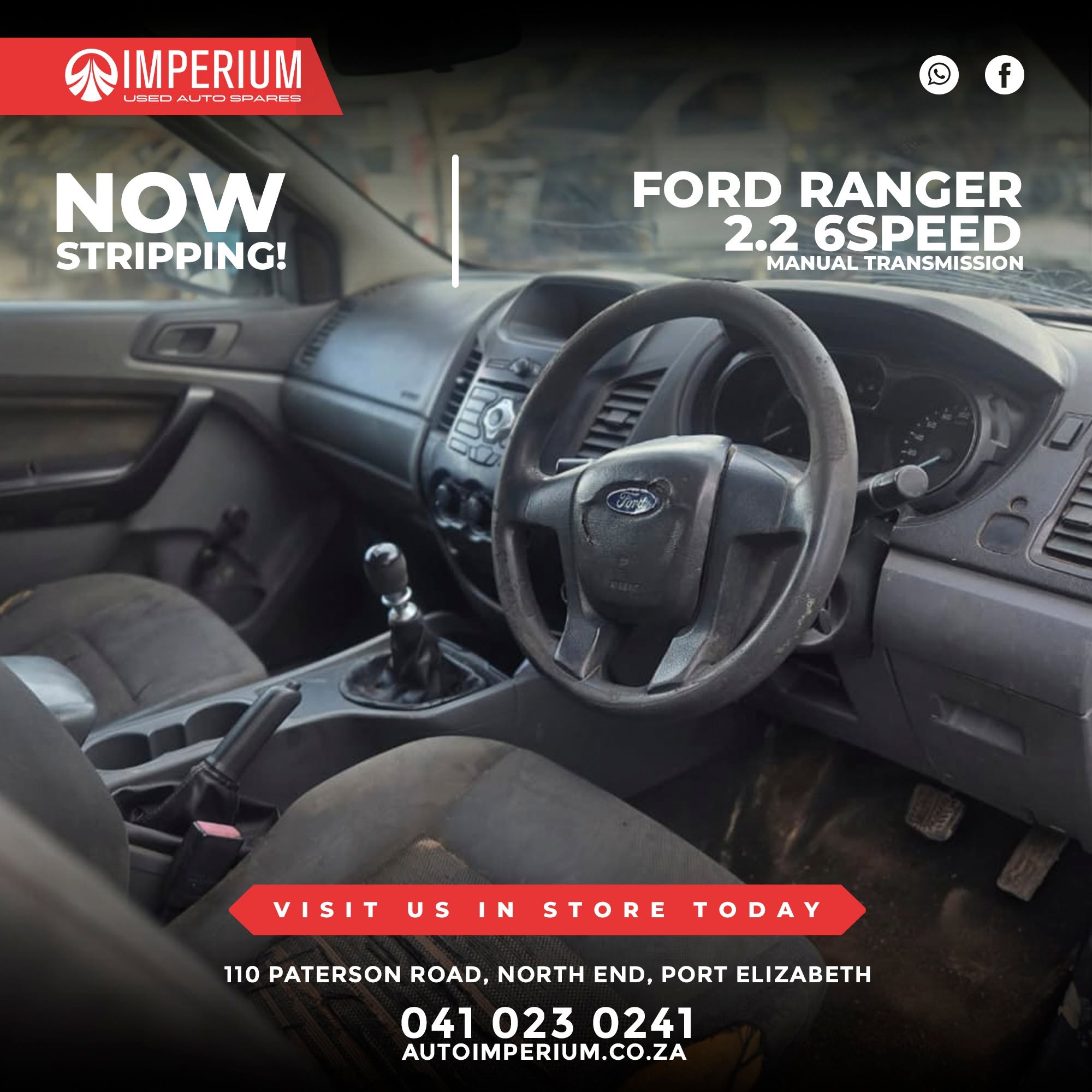 Ford Ranger Hi-Rider 2.2 6 Speed Manual Transmission - Image 3