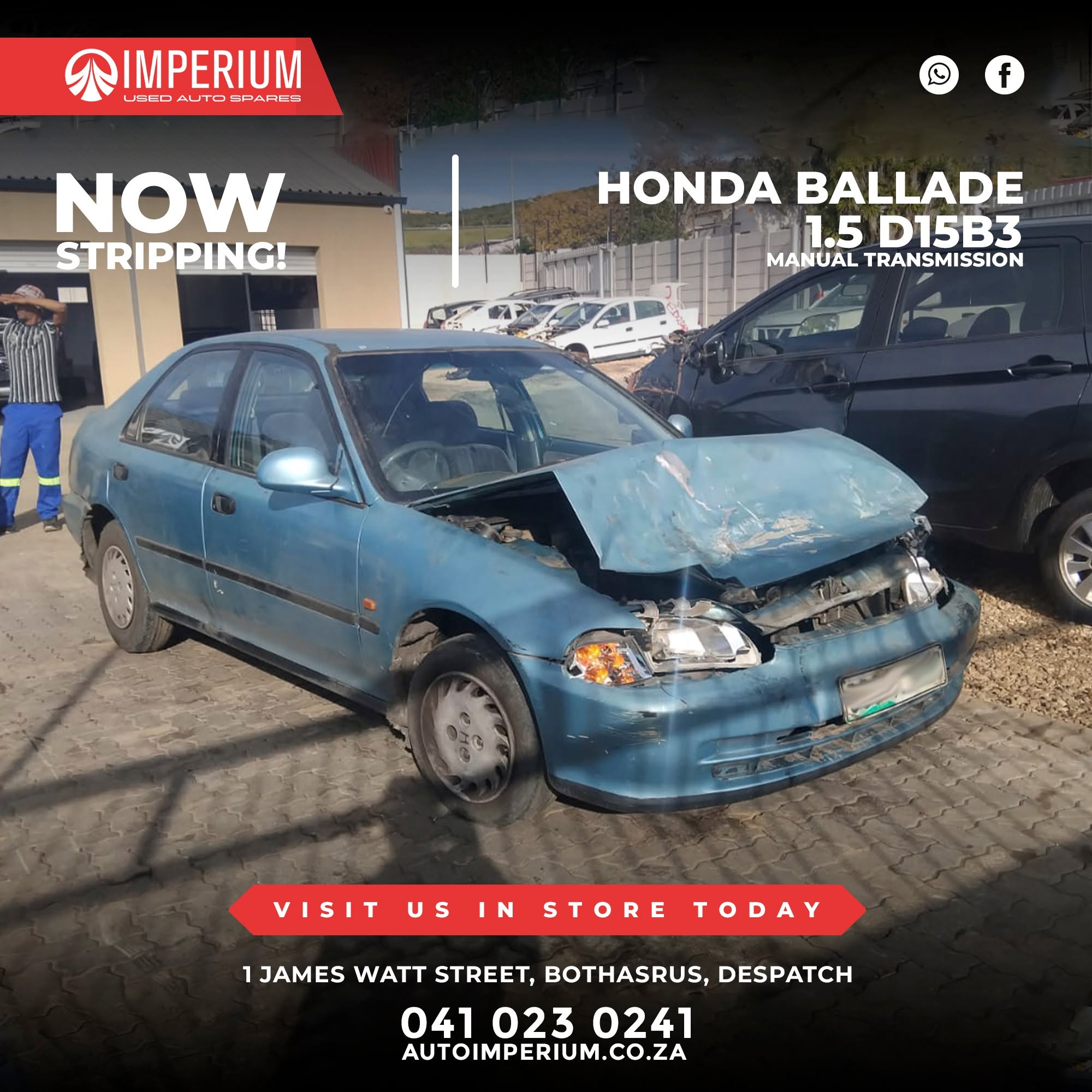 Honda Ballade 1.5 D15B3