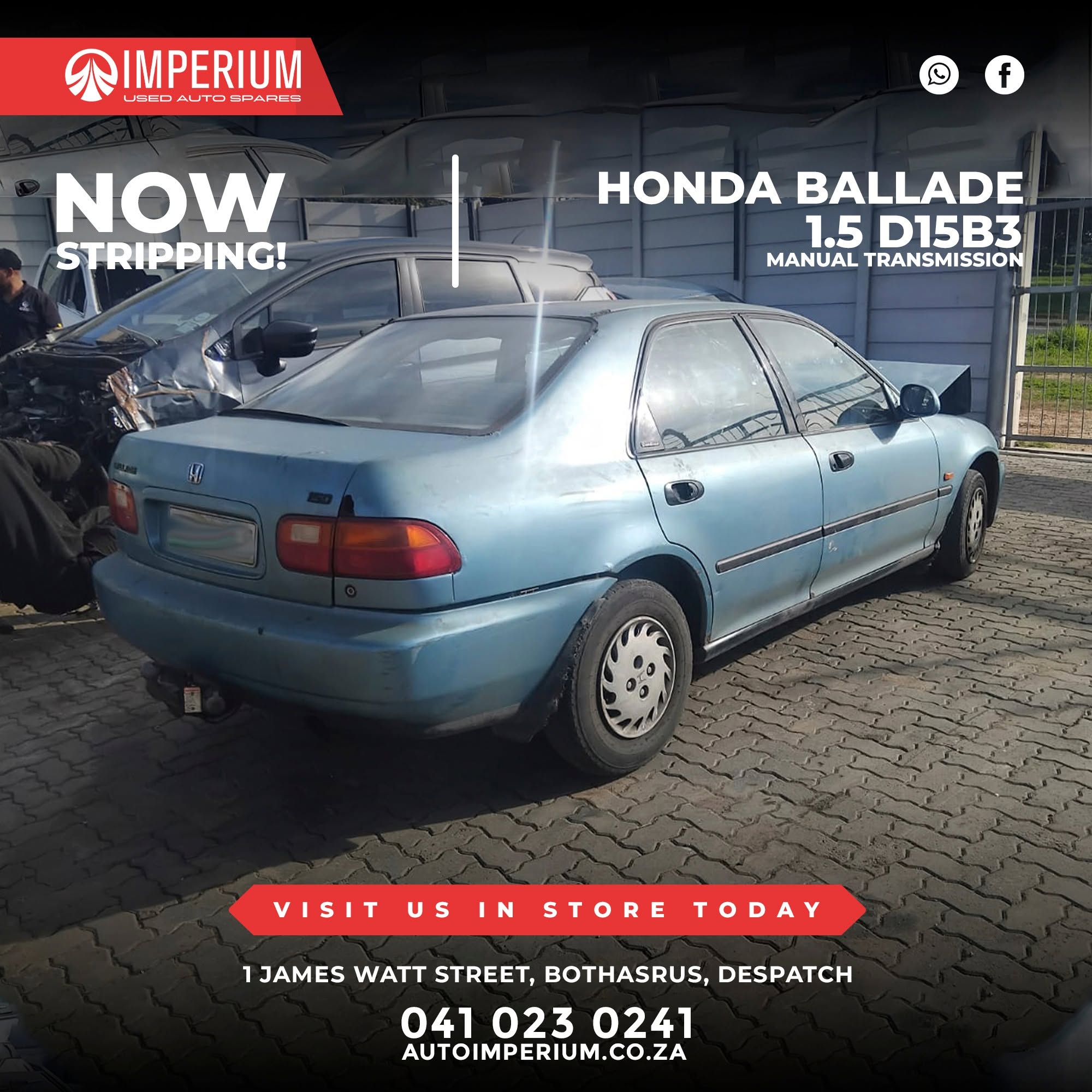 Honda Ballade 1.5 D15B3 - Image 4